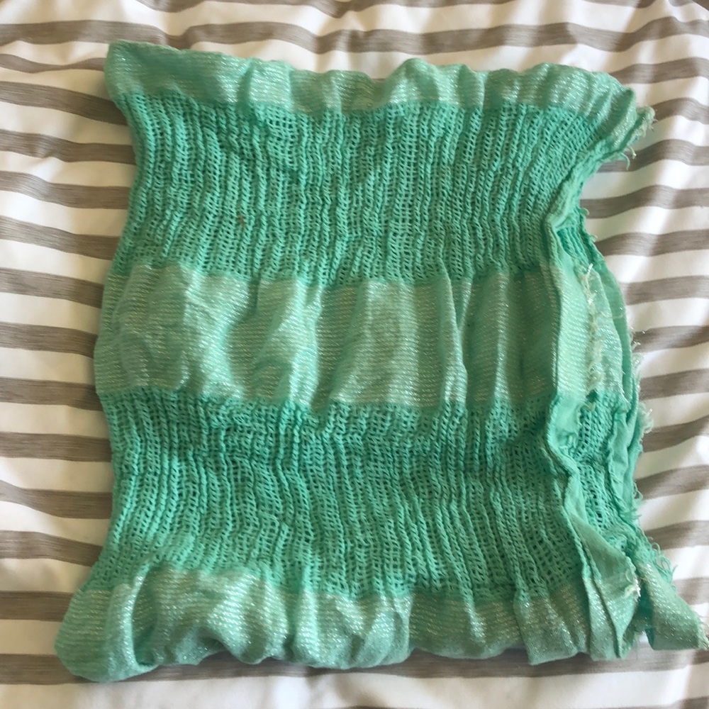 2 for $10~~Green infinity scarf